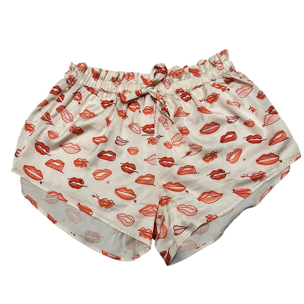 Women's Lip Print Shorts
